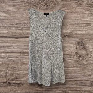 Express Heather Gray Tank Top‎